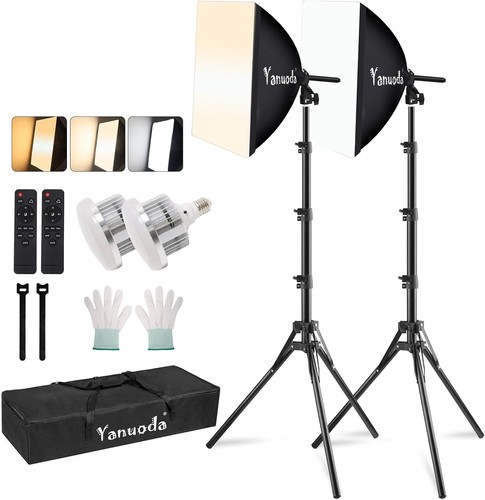 Set softbox studio - set,