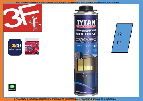 Tytan x12 pezzi - tytan, schiuma