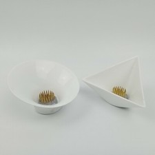 PORTA CANDELA PORCELLANA