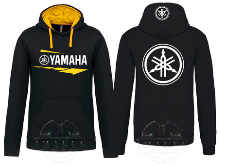 Felpa bicolore yamaha - bicolore, con
