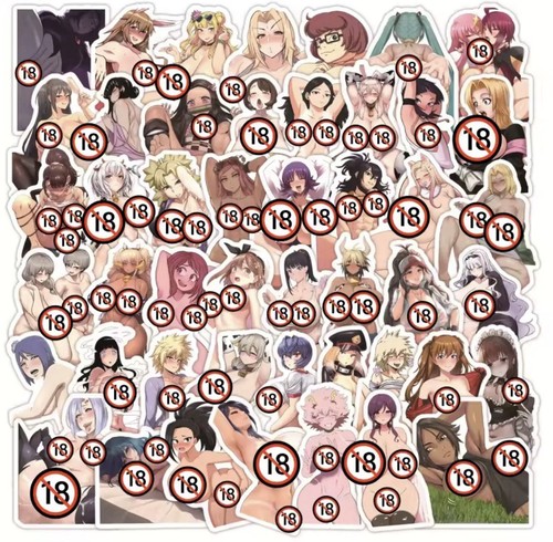 Adesivi hentai ragazza anime