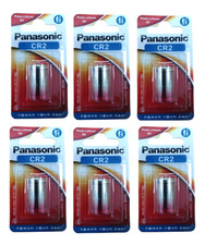 6 pile batterie CR2 PANASONIC Litio 3V DL CR2 K CR2 CR17355 spedizione tracciata