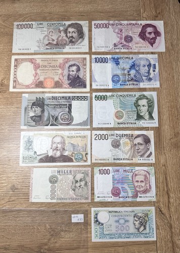 Lotto banconote lire 100000 - lotto,