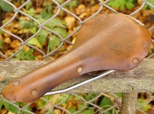 Sella Middlemore in pelle Brooks Swallow VO Berthoud ideale vintage Seat Raleigh