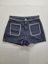 ZARA Women Jean Shorts 8 Blue