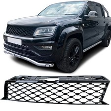 Griglia radiatore a nido d'ape Performance nera senza emblema per VW Amarok I 2010-2022