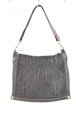 Borsa Donna Campomaggi Teodorano Vera Pelle Marrone Intrecciata 25x28x8 Cm