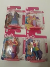 Lotto di 4 bomboniere Barbie Mattel cake toppers festa nuove sigillate in fabbrica lotto #1