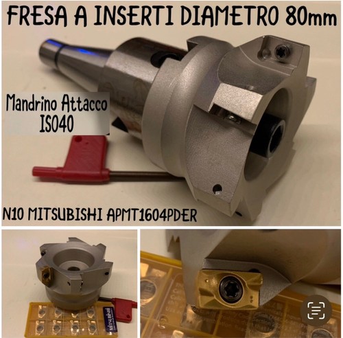 Fresa inserti 80mm - fresa,