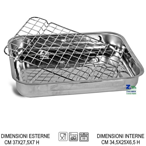 Teglia tegame 35x25 - teglia, cm