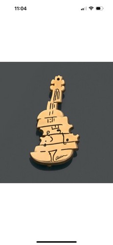 Broche artiste arman - l'artiste,