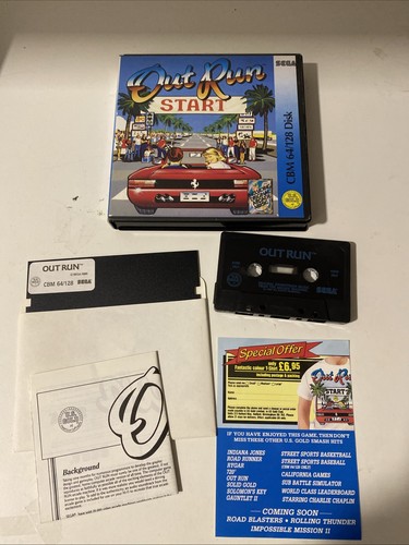Out run commodore floppy - out,