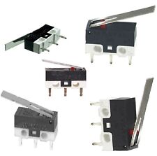 5 Pz. Microswitch leva lunga miniatura pulsante fine corsa 1A 12 24 230 V 