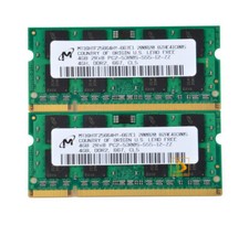 2pcs Micron 4GB 2Rx8 PC2-5300S DDR2 667Mhz 200Pin RAM memoria computer portatile SO-DIMM