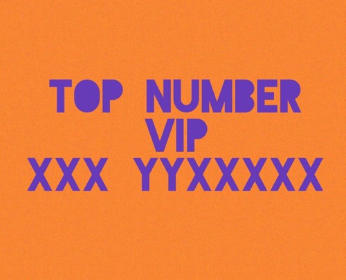 Sim top number vip - sim, xxx
