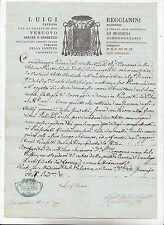 M516-MODENA-LETETRA LUIGI REGGIANINI VESCOVO 1847
