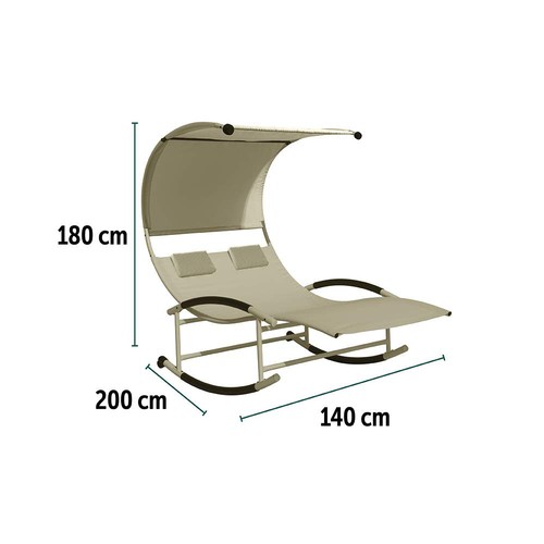 Lounge bed matrimoniale - bed, a