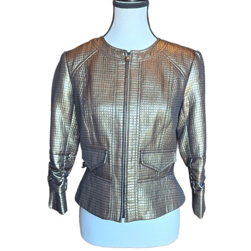 Giacca blazer scrollata con