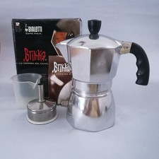 UNUSED Bialetti Brikka caffettiera 2 t moka MODELLO VINTAGE BOXED Made in Italy