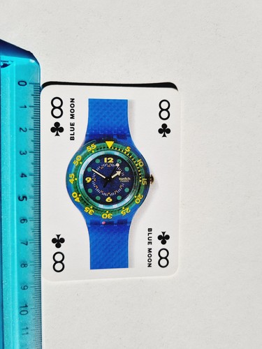 Blue moon swatch - blue, watch