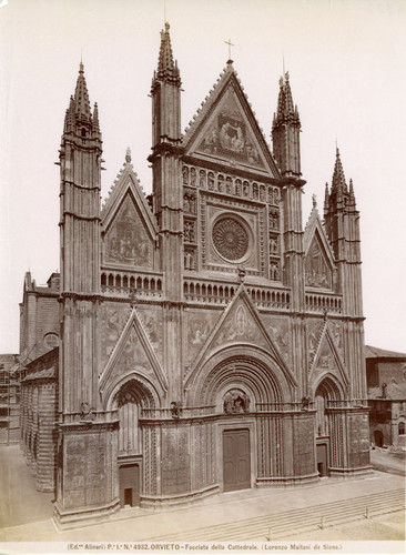 Italie orvieto facciata - italie,,