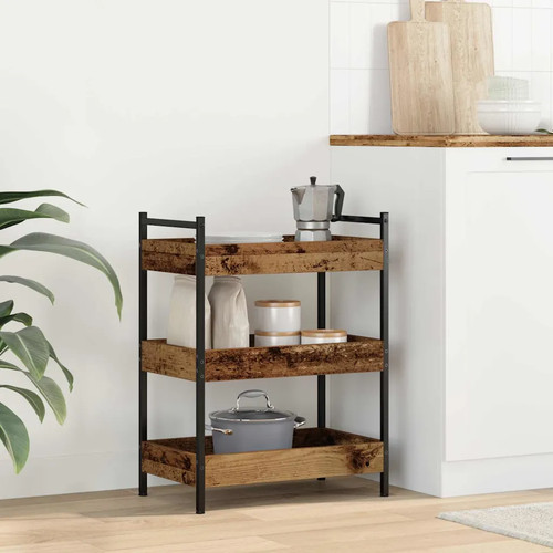 Carrello cucina legno - carrello,