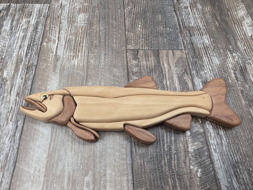 Pesce legno lungo 13 - in,