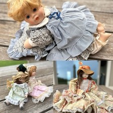 Bambole  da collezione in porcellana