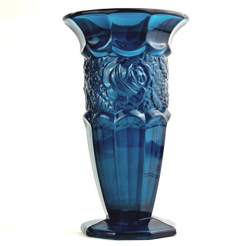 Antico vaso vetro acquamarina - antico,