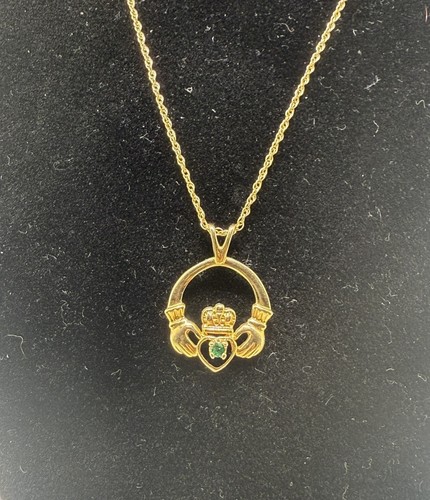 Collana con ciondolo claddagh - collana,