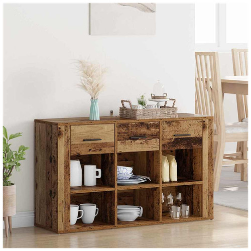 Credenza rustica legno vecchio - credenza,