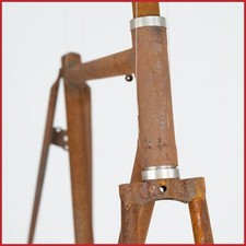 NOS MALAGNINI SET TELAIO ACCIAIO BICI D'EPOCA STRADA SPORT BICI OLD LUGGED