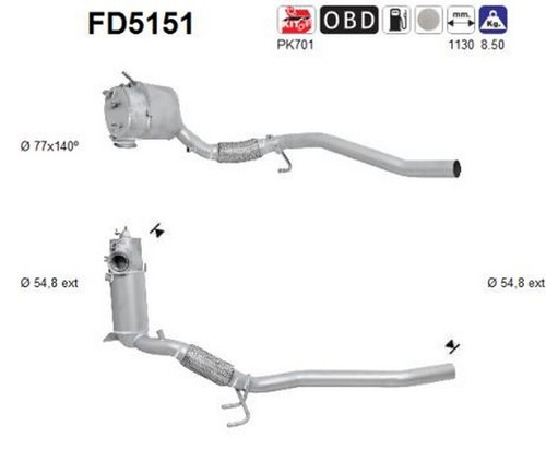 103 140 fap per vw - fap,