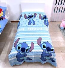 Disney Stitch Blu Copriletto Trapuntato 150x250 cm Letto Singolo Trapunta Estiva