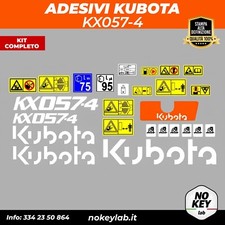 Kubota kx 057-4 decalcomanie