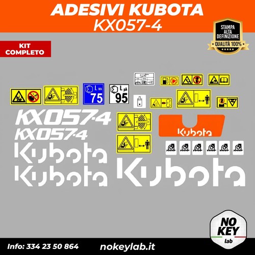 Kubota 057 decalcomanie - kubota,