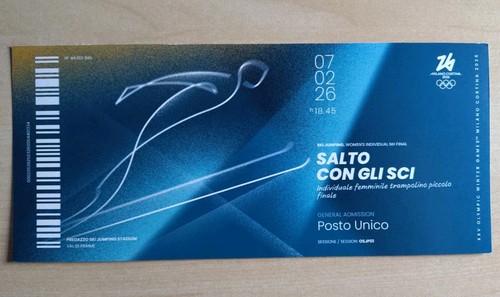 Biglietto ricordo olimpiadi - biglietto,