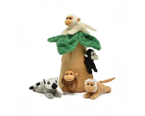 Peluche casa delle - casa, scimmie