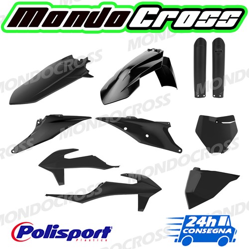 Kit plastiche polisport nero - kit,