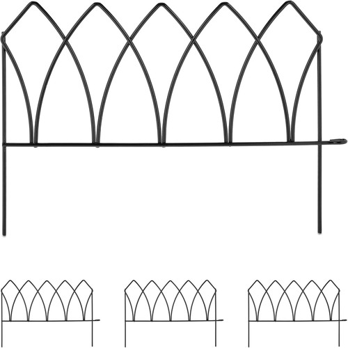 Recinzione per aiuole set - set, 4