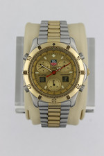Orologio Tag Heuer CE1122.BB0326 Uomo Serie 2000 Cronografo Digitale Oro Argento