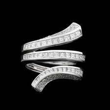 DAMIANI ANELLO IN ORO BIANCO 18 KT 750 CON BRILLANTI 2.74 CT CERTIFICATO