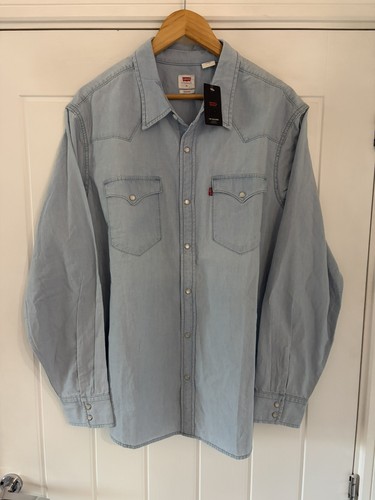 Camicia uomo levi denim - camicia,