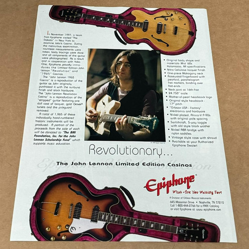 Chitarre epiphone casino - -,