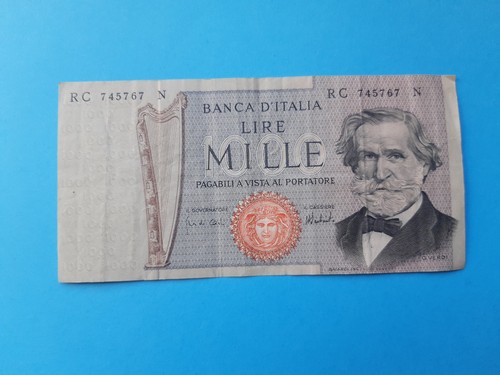 Italie billet 1000 - ~,