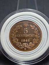 5 Centesimi Del 1861 Zecca Di Bologna In (R2) In Qualità ( MB).
