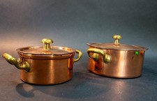 Culinox Spring Switzerland Set di 2 pentolini in rame con interno inox