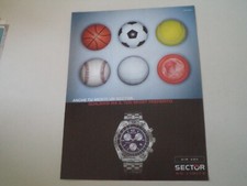 advertising Pubblicità 2003 OROLOGIO SECTOR AIR 490