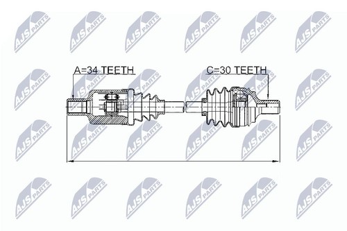 Albero motore originale nty - albero,