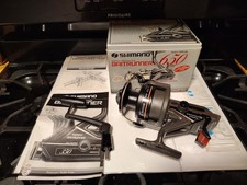 VINTAGE (SHIMANO) BT-650 BAIT RUNNER/GRAPHITE Corpo con SCATOLA ORIGINALE,...